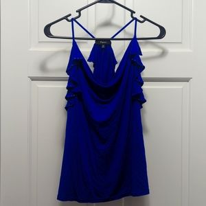 Express royal blue top